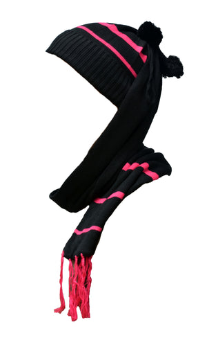 Multi-Way Bamboo Slouch Tail Hat | Soft & Stretchy | 10 Colour Combos | One Size