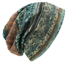 Women's Thin Hippie Coloured Skullies And Beanies | Various Colours