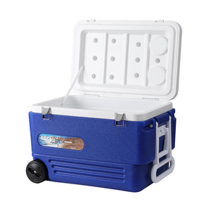 Glacio Ice Cooler Box | 60L Portable with Wheels | Camping Fridge