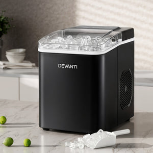 Portable Ice Maker | 12kg | Self Cleaning | 1.2L | Black