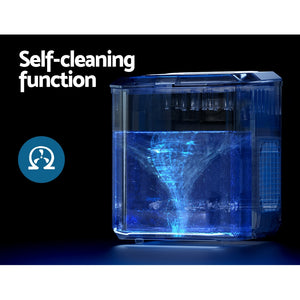 Devanti 12kg Ice Maker Machine | Portable Ice Cube Tray | Bar Countertop | 2L Black