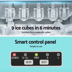 Ice Maker Machine | 12kg | Self Cleaning | Green