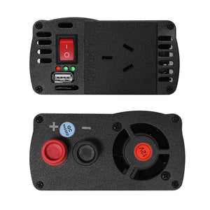 Giantz Power Inverter | 600W/1200W | 12V to 240V | Pure Sine Wave | Camping | Car | Boat