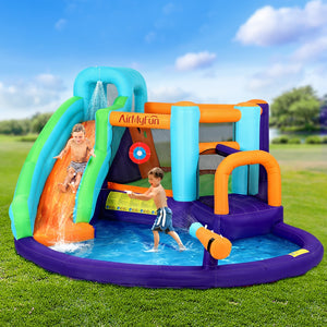 AirMyFun Inflatable Water Slide | Kids Jumping Castle Trampoline Outdoor