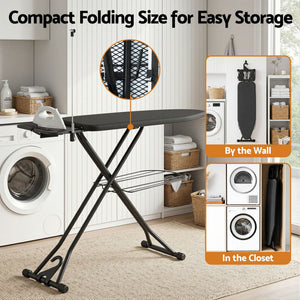 Foldable Ironing Board | Laundry Board with Iron Rest