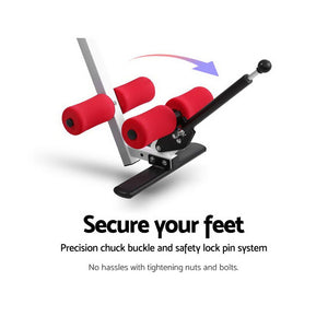 Everfit Inversion Table | Gravity Exercise Inverter | Back Stretcher | Home Gym | Black