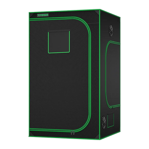 Indoor Grow Tent | 122cm x 122cm x 203cm | 600D Oxford | Lightproof Mylar Lined