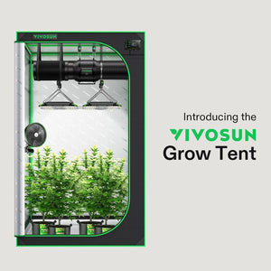 Indoor Grow Tent | 152cm x 152cm x 203cm | 600D Oxford | Lightproof Mylar Lined
