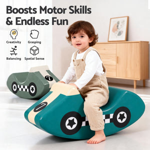 Foam Climbing Blocks Set 3pc | Toddler Soft Play | Indoor Rocker (Version A)