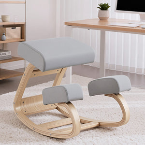Ergonomic Kneeling Stool | Memory Foam | 120kg Capacity | Grey