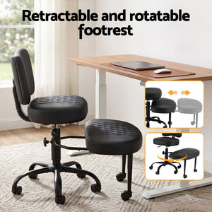 Artiss Cross Legged Kneeling Chair Adjustable Meditation Ergonomic Office Seat