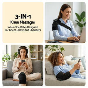 Heated Knee Massagers | 2 Pack Cordless Knee Wraps