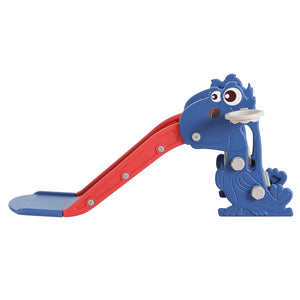 Slide Set | Basketball Hoop | Outdoor Playground Toy Dragon | 90CM Blue