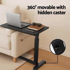Laptop Desk 70cm | Height Adjustable Mobile Computer Workstation