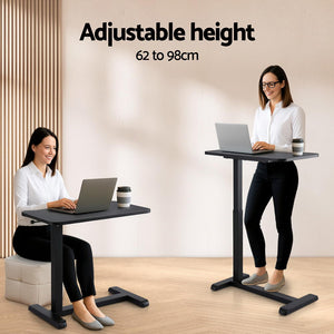 Laptop Desk 70cm | Height Adjustable Mobile Computer Workstation