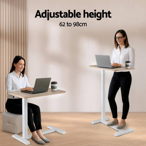 Laptop Desk 70cm | Height Adjustable Mobile Computer Workstation