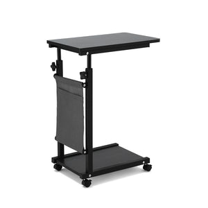 Laptop Desk | Height Adjustable | Mobile Workstation | 48cm | Black