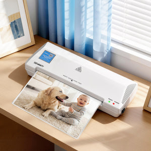A4 Laminator Machine | Hot & Cold | Anti-Jam | Office & Home Use | White