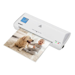 A4 Laminator Machine | Hot & Cold | Anti-Jam | Office & Home Use | White