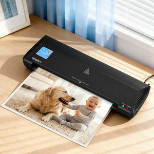 A3 Laminator Machine | Hot & Cold | Anti-Jam | Office & Home Use | Black