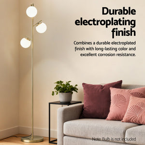 Tree Floor Lamp | 3-Light | 165cm | Sphere Glass Shades | Modern
