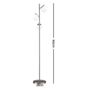 Tree Floor Lamp | 3-Light | 165cm | Sphere Glass Shades | Modern