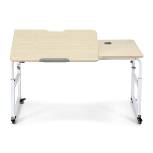 Artiss Mobile Laptop Desk Overbed Table Adjustable Computer Stand Bedside Cart