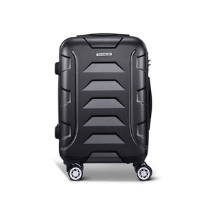 Wanderlite 20" 55cm Luggage Trolley Travel Suitcase Set | Hard Case | Lightweight | Strap
