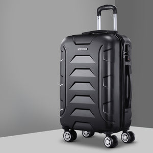 Wanderlite 20" 55cm Luggage Trolley Travel Suitcase Set | Hard Case | Lightweight | Strap