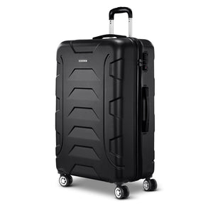 Wanderlite 28" 75cm Luggage Trolley Travel Suitcase Set | TSA | Hard Case | Lightweight | Strap