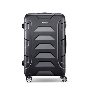 Wanderlite 28" 75cm Luggage Trolley Travel Suitcase Set | TSA | Hard Case | Lightweight | Strap