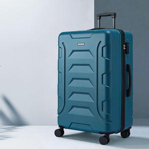 28" Hardshell Luggage | Lightweight Travel Case | TSA Lock | Teal