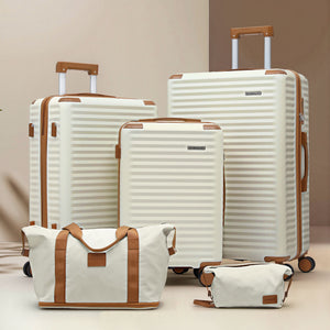 Luggage Set 5pc | Lightweight Hard Case | TSA Lock | Multi Size
