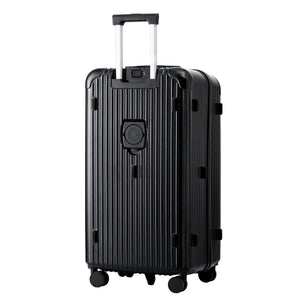 28in Luggage Suitcase | 5 Wheels | TSA Lock | Type-C Port | Black