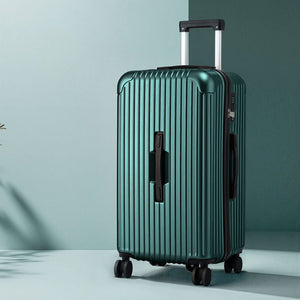 Trunk Luggage Suitcase | 28" | 5 Wheels | USB-C Port | TSA | Green