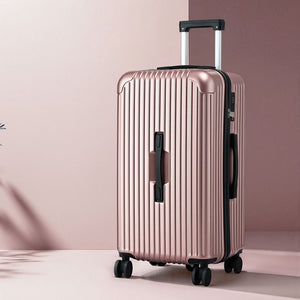 Travel Trunk Suitcase | 28" | 5 Wheels | Type-C Port | TSA | Rose Gold