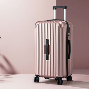 Travel Trunk Suitcase | 28" | 5 Wheels | Type-C Port | TSA | Rose Gold