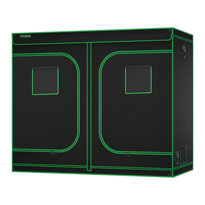 Large Indoor Grow Tent | 122cm x 244cm x 203cm | 600D Oxford | Lightproof Mylar Lined