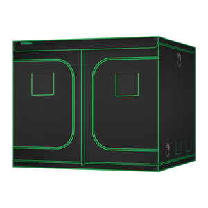 Large Indoor Grow Tent | 244cm x 244cm x 203cm | 600D Oxford | Lightproof Mylar Lined