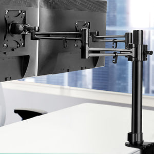 Monitor Arm | Dual Desk Mount | Screen Holder Bracket