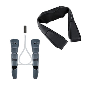 Electric Leg & Foot Massager | Air Compression Wrap | Shiatsu Neck | Heat