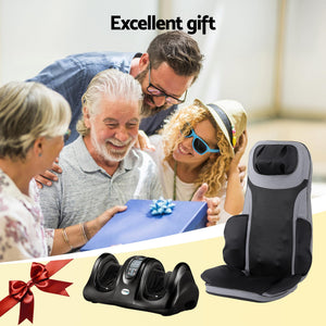 8 Node Back Massage Seat Cushion | Heating | Foot Massager