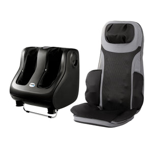 Full Back Massage Seat Cushion | Heating | 360° Foot Massagers