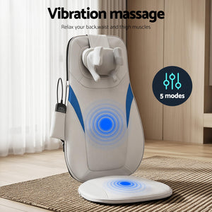 Full Back Massage Cushion | 3D Kneading | Heat Function | Massage Seat Pad