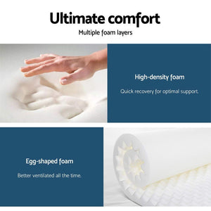 Queen Mattress Bed | 7 Zone Pocket Spring | Medium Firm Foam 30cm