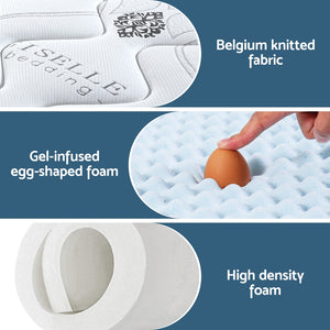 King Mattress | 35cm | Bed in a Box | Pocket Spring + Gel Memory Foam