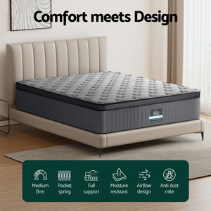 Giselle Mattress | 34cm Thick | Queen Size | Plush Comfort Bed