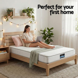 Single Mattress 20cm | Egg Crate Foam | Reinforced Edge Support