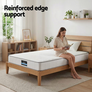 Single Mattress 20cm | Egg Crate Foam | Reinforced Edge Support