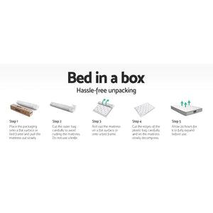 Giselle Bedding | 27cm Mattress | Double-sided | Flippable Layer | Double